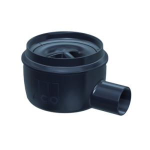 2500.05.15 Нижн/часть трапа + сифон гор/вып с/затвор DN50 90 л/мин ShowerPoint ACO