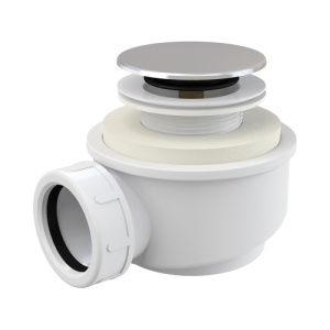 Сифон для поддона Alcaplast A476-50 click-clack хром