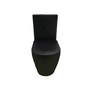 Унитаз-компакт AVS Сити безободковый, черный матовый