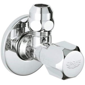 Кран угловой 1/2х3/8 с цангой GROHE 2201800M